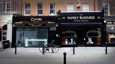 the family businness tattoo shop by mo coppoletta